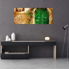 Tablou - Ușă veche (120x50 cm)