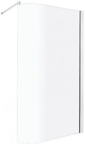 Cabină de duș Zeta Walk-In, dimensiuni 140x80-100x203 cm