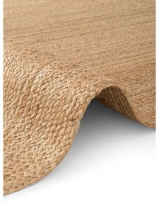 Covor în culoare naturală reversibil/țesut manual din iută 160x230 cm Sharmila Natural Brown – Hanse Home