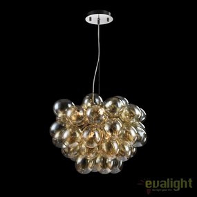 Lustra design deosebit diam. 60cm Balbo chihlimbar MYMOD112-08-G