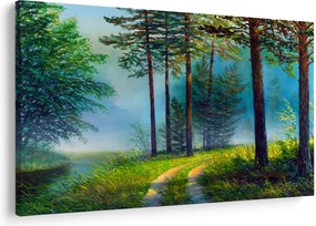 Tablou - Pictură în ulei de peisaj (90x60 cm)