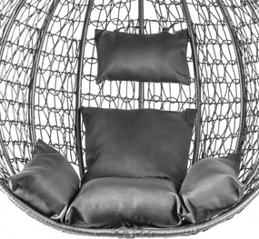 Scaun suspendat KOKON gri fara suport, perna gri