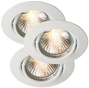 Set de 3 spoturi incastrabile Triton alb 54540101 NL