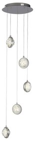 Lustra cu 5 pendule LED Quartz