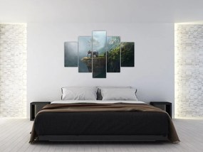 Tablou - Elefant în vârful Taj Mahalului (150x105 cm)