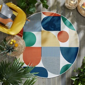 Covor de exterior rotund ø 160 cm Geo – Flair Rugs