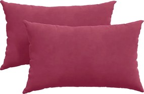 vidaXL Perne pentru canapea 2 pcs bordo 50 x 30 cm