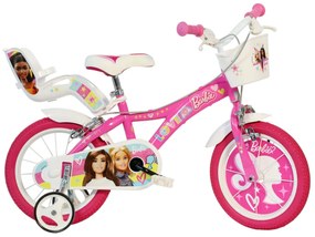BICICLETA COPII 16" - BARBIE ROZ - DINO BIKES (616G-02BA)