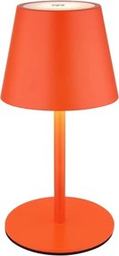 Globo 58488R-LED Lampă de masă VANNIE reglabilă, cu control tactil, reîncărcabilă, pentru exterior, 3W/5V IP54 1800mAh roșie