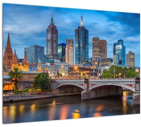 Tablou cu orașul Melbourne (70x50 cm), în 40 de alte dimensiuni noi