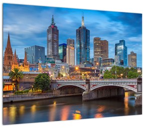Tablou cu orașul Melbourne (70x50 cm)