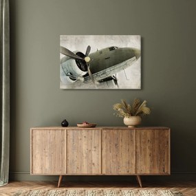 Tablou - Avion vechi cu elice (90x60 cm)