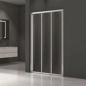 Usa de nisa culisanta Inter Ceramic 140 cm sticla mata opaca 4 mm profil crom lucios