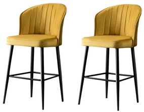 Set de scaune de bar Rubi Yellow, 2 buc., 2 buc.