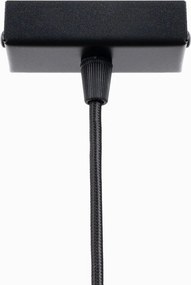 Lustră neagră LED din metal Nebula – Sollux