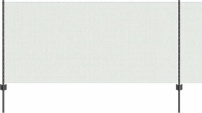 vidaXL Gard cu Stâlp Gri 1 x 50 m Oțel și PVC