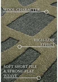 Covor verde din fibre reciclate 160x230 cm Therese – Villeroy&amp;Boch