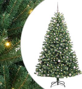 vidaXL Brad de Crăciun artificial cu ramuri articulare Verde 240 cm