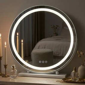 Oglindă LED MAKE-UP White 50 cm