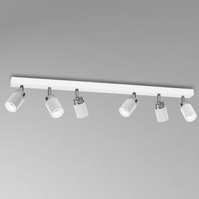 Spot RENO 6xGU10/60W/230V alb/crom