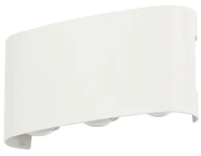 Brilagi - Aplică LED de exterior FLAREBOX, 6W, 230V, alb, IP65