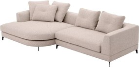 Canapea eleganta design LUX Moderno S left, Aveiro sand