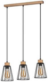 Lustră pe cablu Spot-Light 1311374 ORAZIO 3xE27/60W/230V stejar