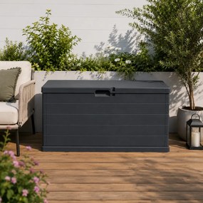 Cutie de depozitare OMEGA, 210L, 117x38x56cm, antracit I.P.A.E-Progarden