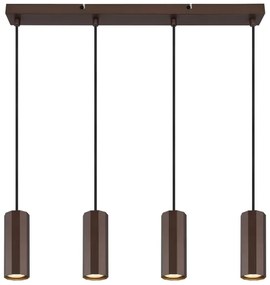 Lustră pe cablu Globo 57919-4H JAMES 4xGU10/25W/230V