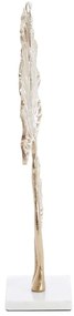 Statuetă din metal (înălțime 48 cm) Leaf – Light &amp; Living