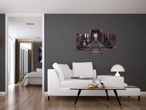 Tablou cu pod de cale ferată (90x60 cm)