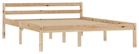 283192 vidaXL Cadru de pat, 120 x 200 cm, lemn masiv de pin