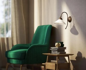 Aplica de perete stil clasic italian din alama Fiordo