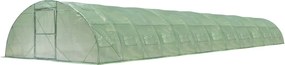 Tunel din folie verde 5x12m cu ușă Garden Point