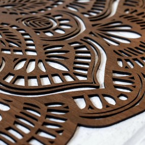DUBLEZ | Mandala art din lemn - Tablou natura
