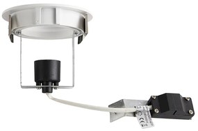 Set de 6 spoturi încastrate moderne albe, înclinabile AR70 - Cisco