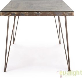 Masa desing industria style ATLANTIDE 160X90 0740252 BZ