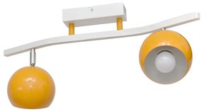 Lampa spot MORRIS 2xE27/15W/230V portocaliu