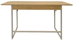 Masă consolă în culoare naturală cu aspect de lemn de stejar 40x140 cm Darlington – Actona