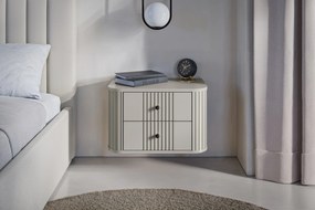 Set noptiere Vesper 56 cm de perete - cașmir / mânere negre