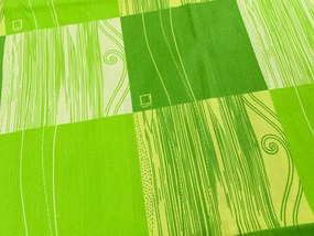 Lenjerie de pat bumbac SONKA verde Dimensiune lenjerie de pat: 70 x 90 cm | 140 x 200 cm