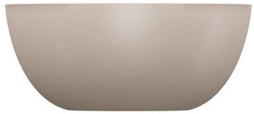 Omnires Shell M+ lavoar 35x35 cm rotund sub blat maro bej SHELL350UNDB