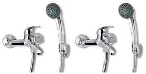vidaXL Mixer pentru duș, 2 buc.