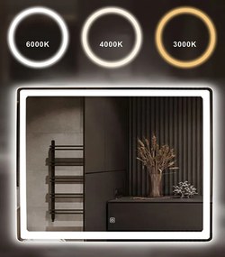 Oglinda LED 80x60cm P10407