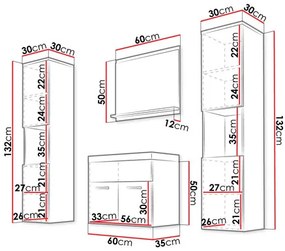 Set mobilier baie Florena XL (kastanien breslau). 1122166