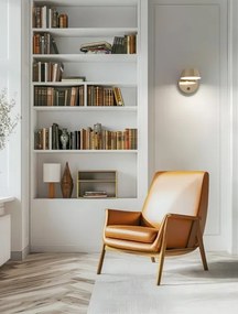 Lampă de perete LED TIMO, 6W/230V, 3000/4500/6500K, alamă - Open Design OR86539