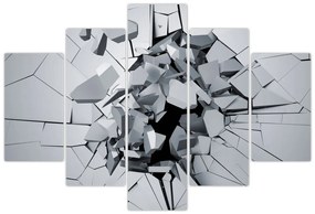 Tablou abstracție 3D (150x105 cm)
