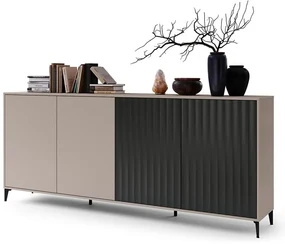Dulap RONJA taupe/negru