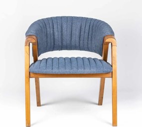 Scaun living tapitat,fag,Seria Special AST-650,Homs,60012,albastru