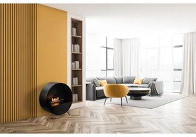 Șemineu BIO cu telecomandă Planika Bubble Wall & Floor BEV 72,6x65 cm 2,5kW